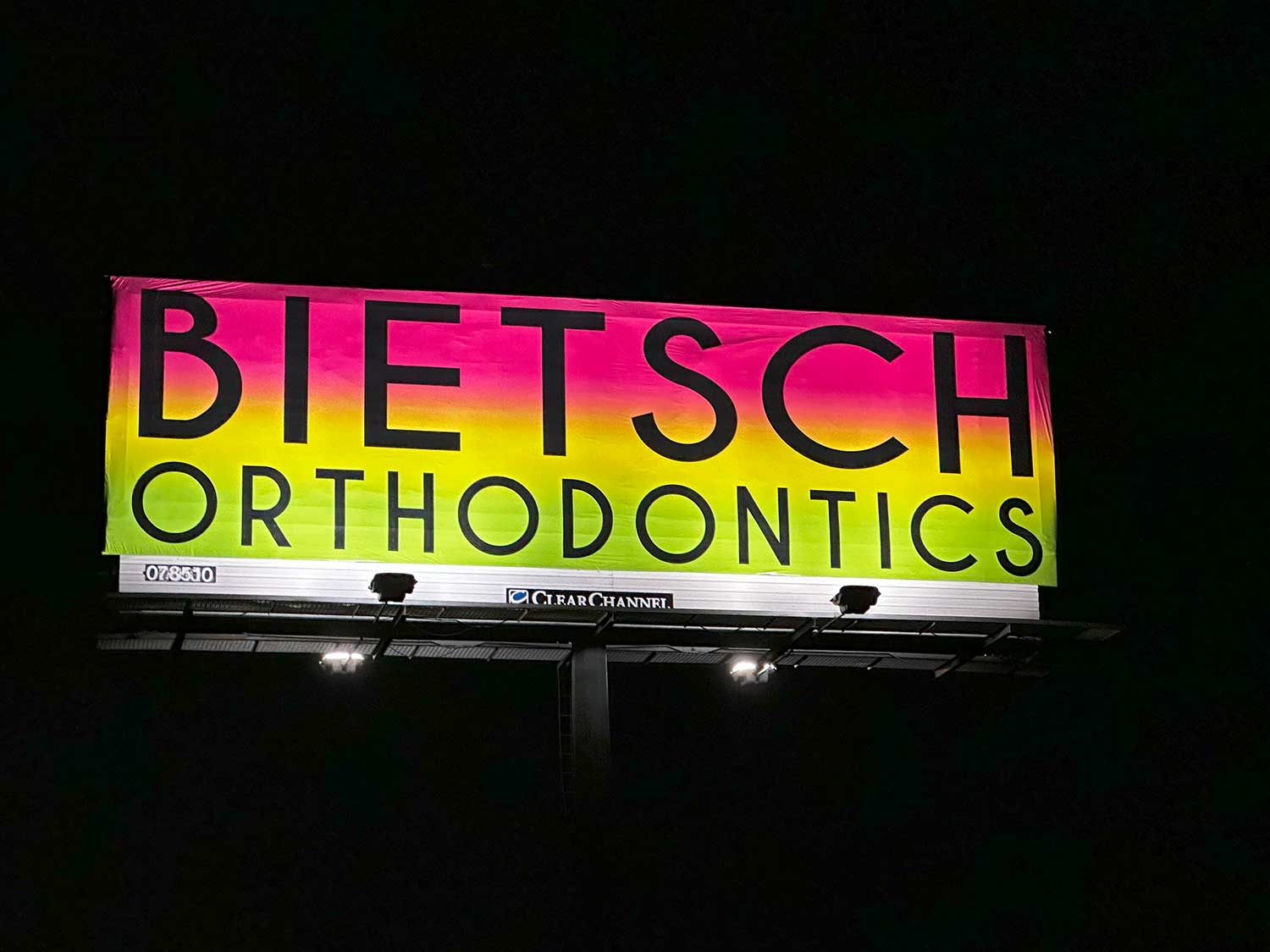 Prosper Clear Channel Billboard with Bietsch Orthodontics