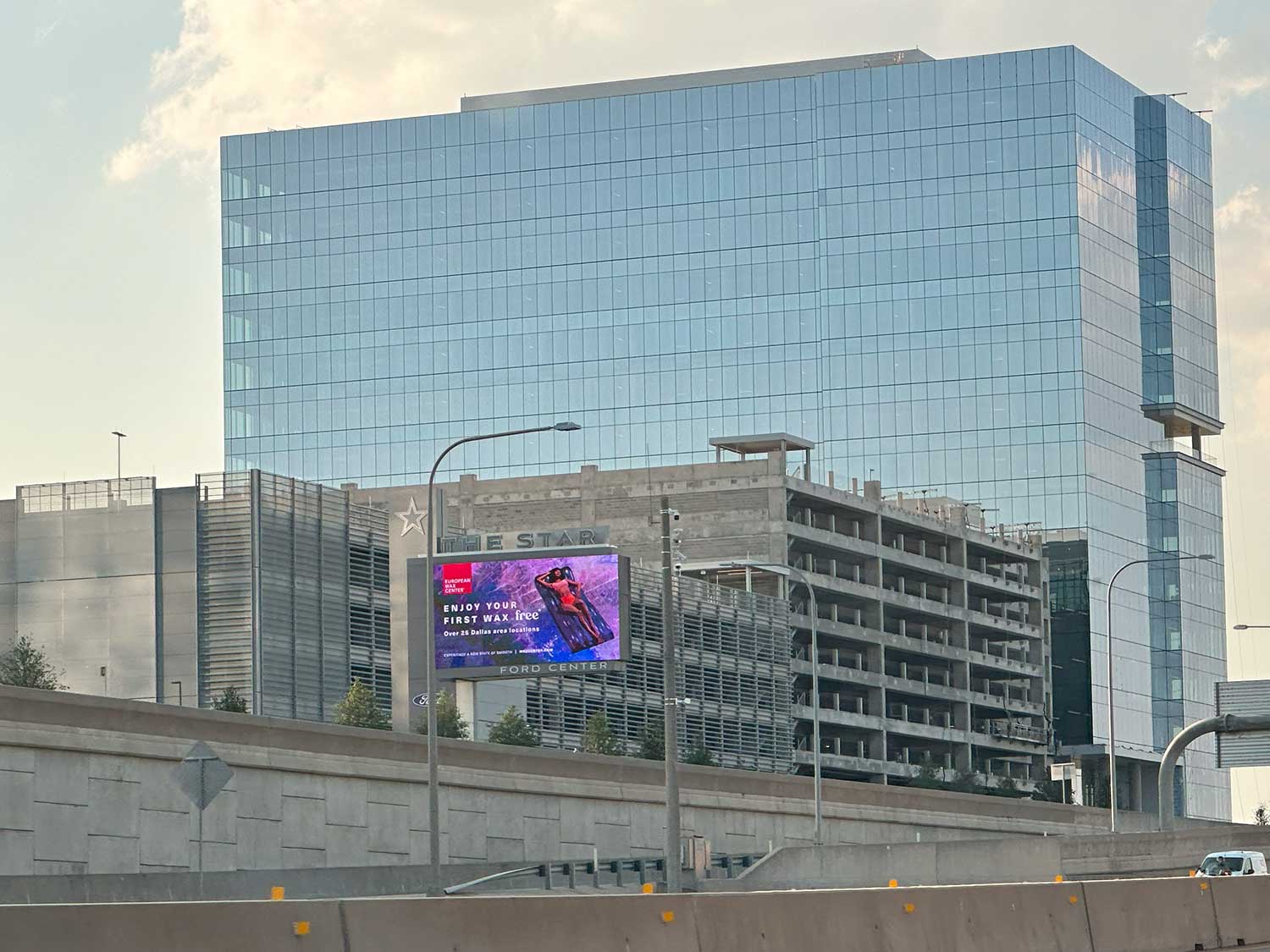 The Star Digital Billboard at The For Center on Dall North Tollway in Frisco