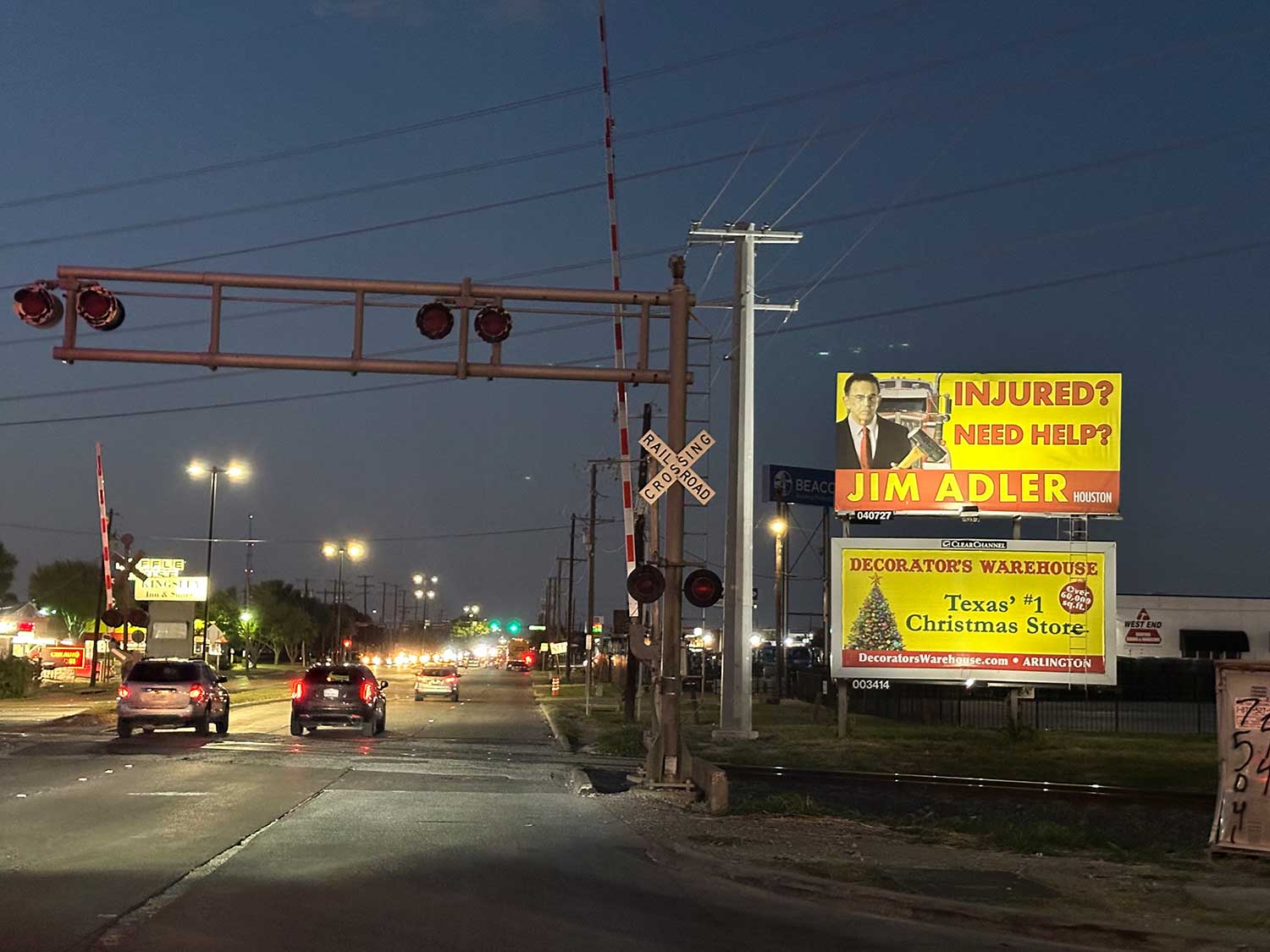 Clear Channel Digital Billboard located off I-635 Freeway