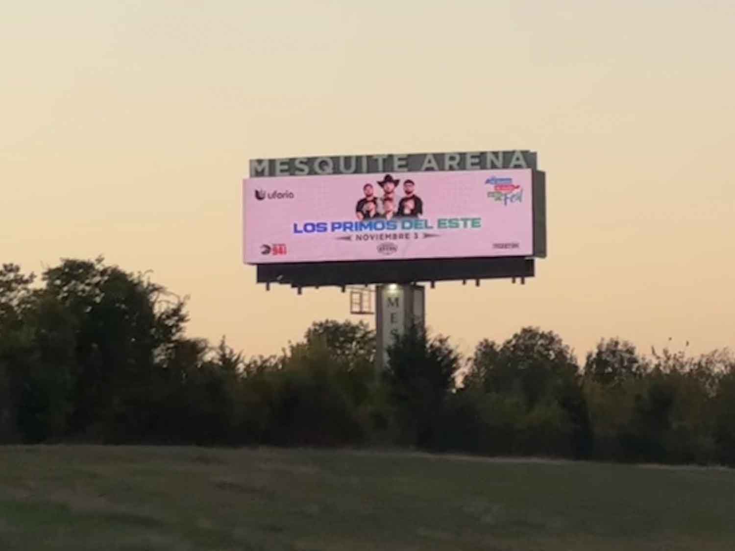 Mesquite Arena Digital Billboard Advertising